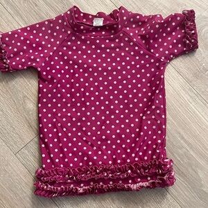 Ruffle Butts Swim Shirt Top 4t